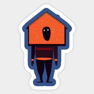 Funny Home Body Introvert Sticker